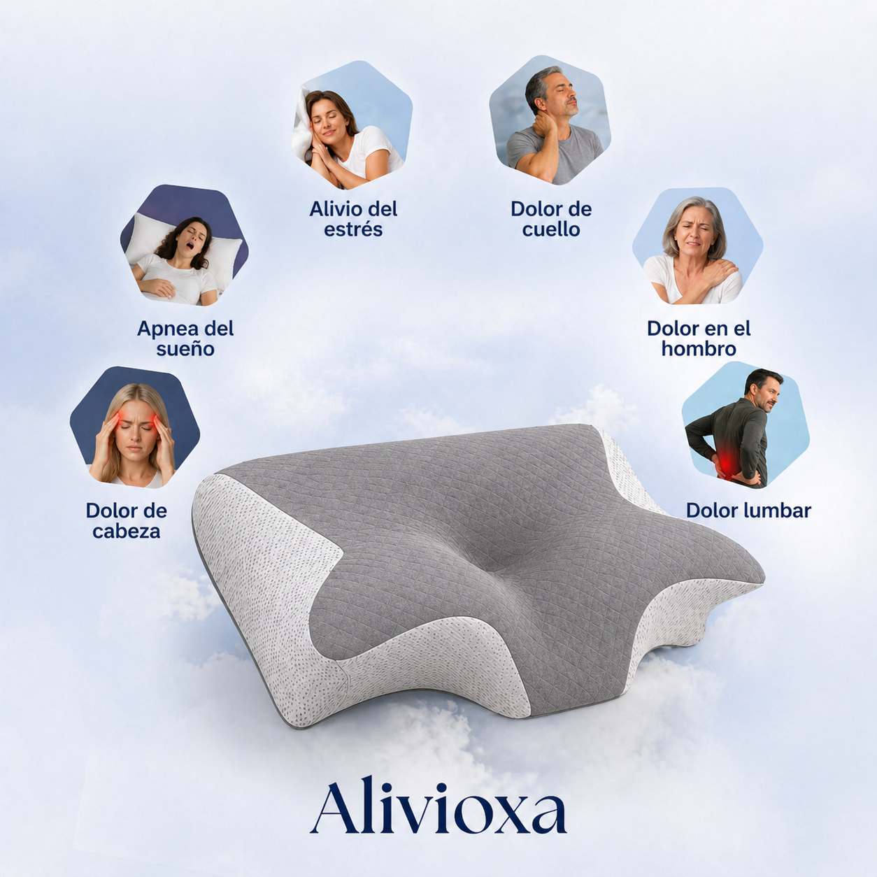 Alivioxa™ – Almohada Cervical