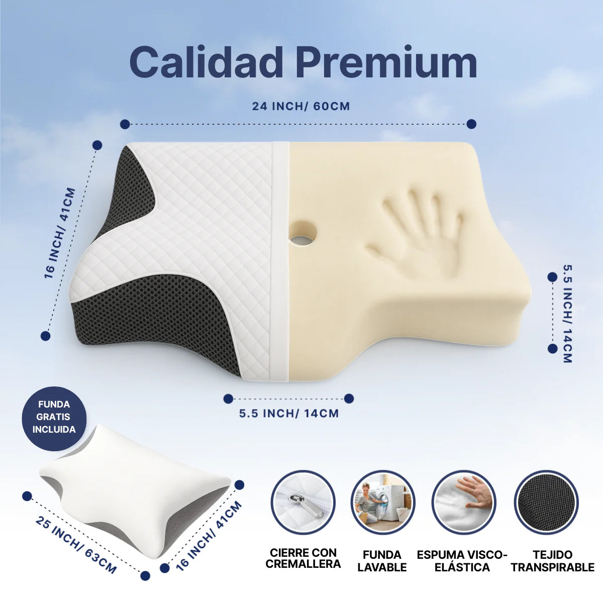 Alivioxa™ – Almohada Cervical